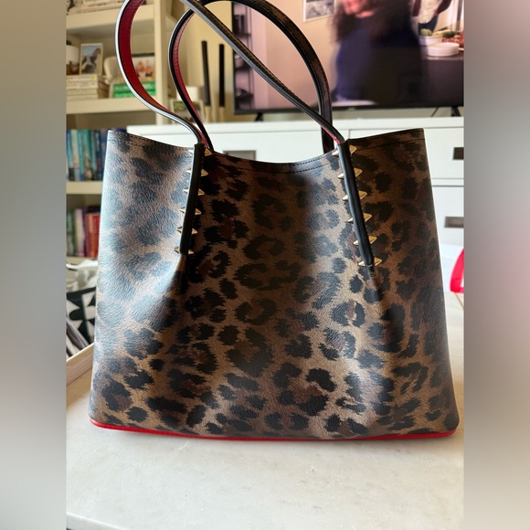 Christian Louboutin Handbags - Christian Louboutin Studded Leopard Cabarock Tote- Perfect! Never been used!
